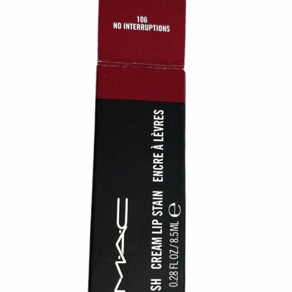 MAC NEW Deep Burgundy Red / Purple Lip Gloss - Picture 7 of 10